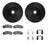 Dynamite Friction 8512-99348 Disc Brake Kit - Front