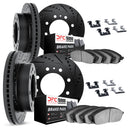 Dynamic Friction 8514-40269 Disc Brake Kit - Front and Rear