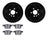Dynamite Friction 8602-11026 Disc Brake Kit - Rear
