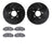 Dynamite Friction 8602-59003 Disc Brake Kit - Front