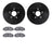 Dynamite Friction 8602-59004 Disc Brake Kit - Front