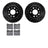 Dynamite Friction 8602-63003 Disc Brake Kit - Rear
