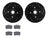 Dynamite Friction 8602-74005 Disc Brake Kit - Rear