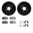 Dynamite Friction 8612-11025 Disc Brake Kit - Rear