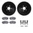 Dynamite Friction 8612-13009 Disc Brake Kit - Front