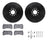 Dynamite Friction 8612-20009 Disc Brake Kit - Front
