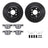 Dynamite Friction 8612-31096 Disc Brake Kit - Rear