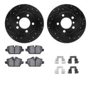 Dynamic Friction 8612-32012 Disc Brake Kit - Rear