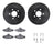 Dynamite Friction 8612-47001 Disc Brake Kit - Rear