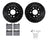 Dynamite Friction 8612-63007 Disc Brake Kit - Rear