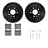 Dynamite Friction 8612-63008 Disc Brake Kit - Rear