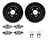 Dynamite Friction 8612-63064 Disc Brake Kit - Rear
