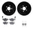 Dynamite Friction 8612-73038 Disc Brake Kit - Front