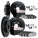 Dynamic Friction 8614-32001 Disc Brake Kit - Front and Rear