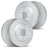 Dynamite Friction 9004-54096 Disc Brake Rotor Set - Front and Rear