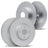 Dynamite Friction 9004-80025 Disc Brake Rotor Set - Front and Rear