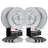 Dynamite Friction 9504-02012 Disc Brake Kit - Front and Rear