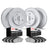 Dynamite Friction 9504-74087 Disc Brake Kit - Front and Rear