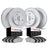 Dynamite Friction 9604-73000 Disc Brake Kit - Front and Rear