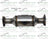 Davico 13041 Catalytic Converter - Center