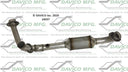 Davico 16037 Catalytic Converter - Center