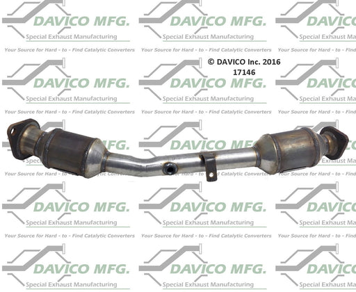 Davico 17146 Catalytic Converter - Rear