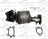 Davico 18158 Catalytic Converter - Front Right
