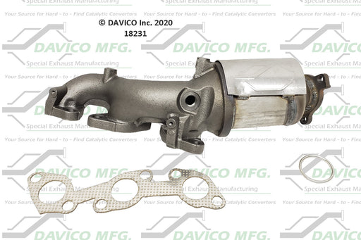 Davico 18231 Catalytic Converter - Right