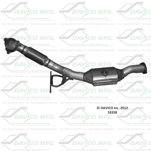 Davico 18358 Catalytic Converter - Center
