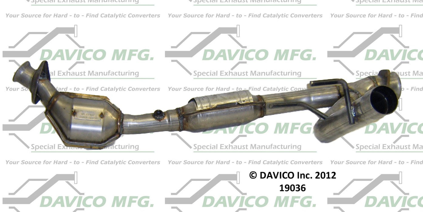 Davico 19036 Catalytic Converter - Right