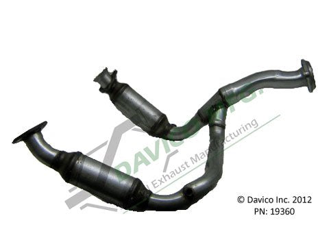 Davico 19360 Catalytic Converter - Center