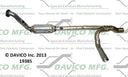 Davico 19385 Catalytic Converter - Right