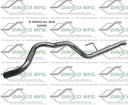 Davico 525593 Exhaust Tail Pipe - Rear