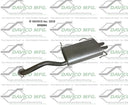 Davico 898886 Exhaust Muffler - Rear