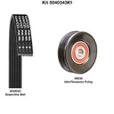 Dayco 5040343K1 Serpentine Belt Drive Component Kit - Air Conditioning and Idler