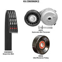 Dayco D60968K2 Serpentine Belt Drive Component Kit - Main Drive
