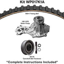 Dayco WP017K1A Engine Timing Belt Kit with Water Pump