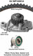Dayco WP145K1A Engine Timing Belt Kit with Water Pump