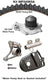 Dayco WP245K5A Engine Timing Belt Kit with Water Pump