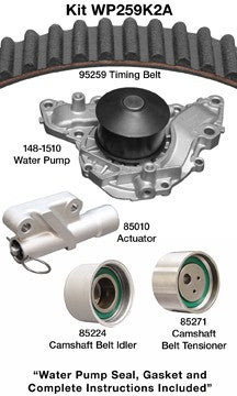 Dayco WP259K2A Engine Timing Belt Kit with Water Pump