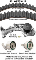 Dayco WP279K1A Engine Timing Belt Kit with Water Pump
