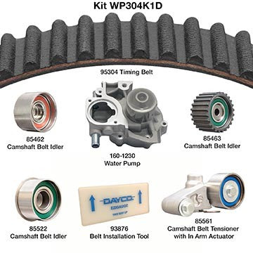 Dayco WP304K1D Engine Timing Belt Kit with Water Pump