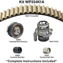 Dayco WP334K1A Engine Timing Belt Kit with Water Pump