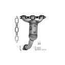 Eastern Convertors 20446 Catalytic Converter with Integrated Exhaust Manifold - Front Right