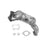 Eastern Convertors 20473 Catalytic Converter with Integrated Exhaust Manifold - Front Right