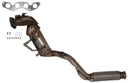 Eastern Convertors 30633 Catalytic Converter with Integrated Exhaust Manifold - Front