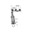 Eastern Convertors 40373 Catalytic Converter with Integrated Exhaust Manifold - Front Left