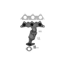 Eastern Convertors 40884 Catalytic Converter with Integrated Exhaust Manifold - Front Left