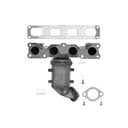 Eastern Convertors 40963 Catalytic Converter with Integrated Exhaust Manifold - Front