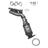 Eastern Convertors 41241 Catalytic Converter with Integrated Exhaust Manifold - Front Left